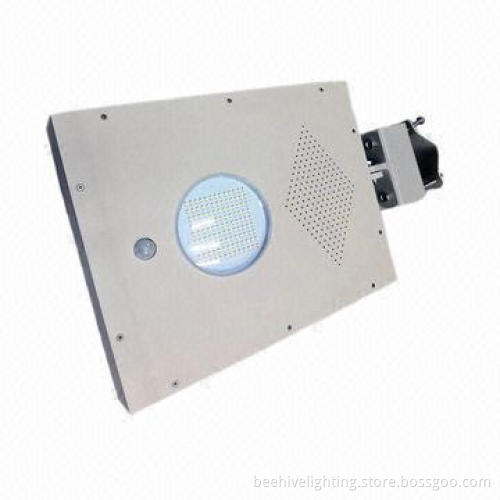All-in-one integrated solar LED street light, 12W power with motion sensor